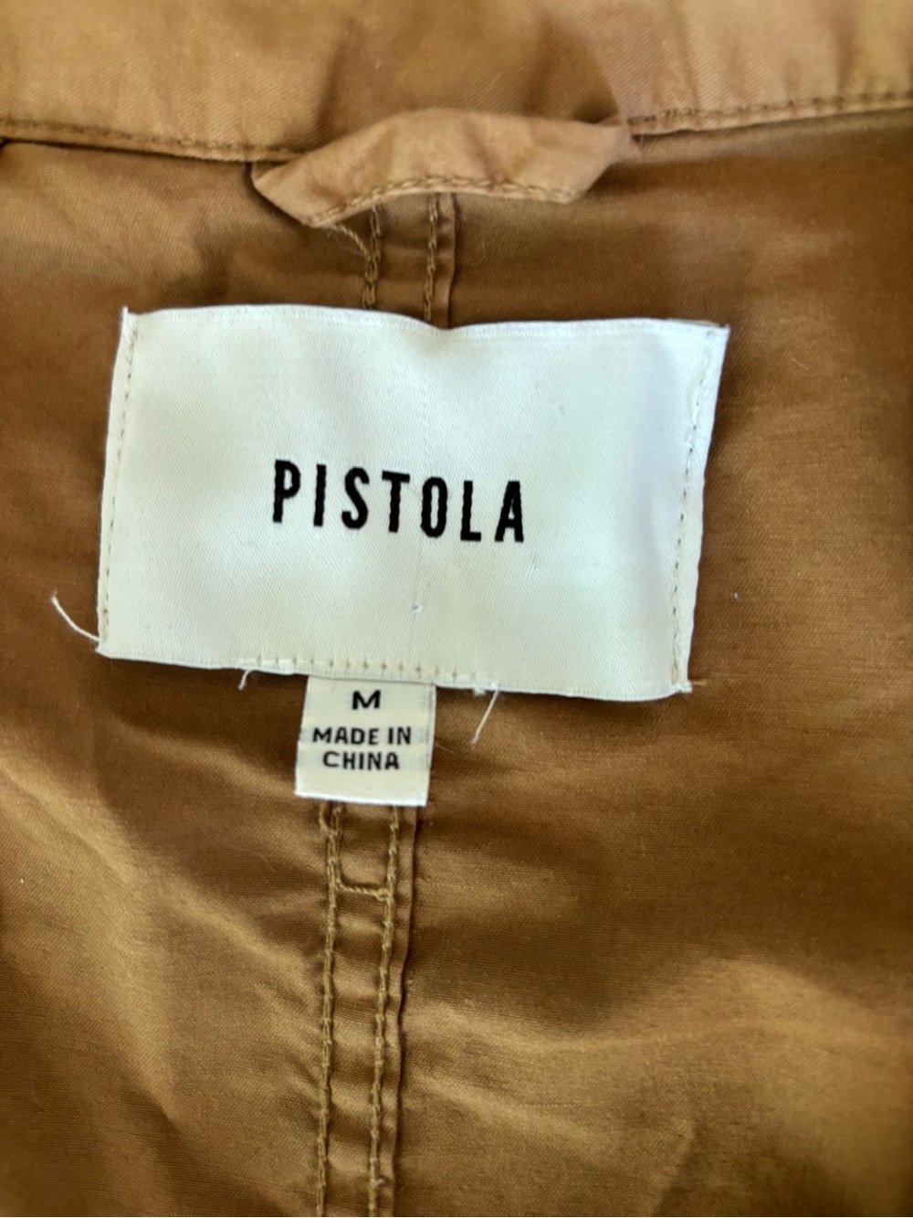 Pistola Aidy Cargo Utility Jumpsuit One Piece Paratrooper Nutmeg Brown M - Picture 8 of 10